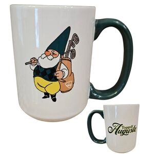 NWOT Augusta Topgolf White and Green Ceramic Coffee Mug